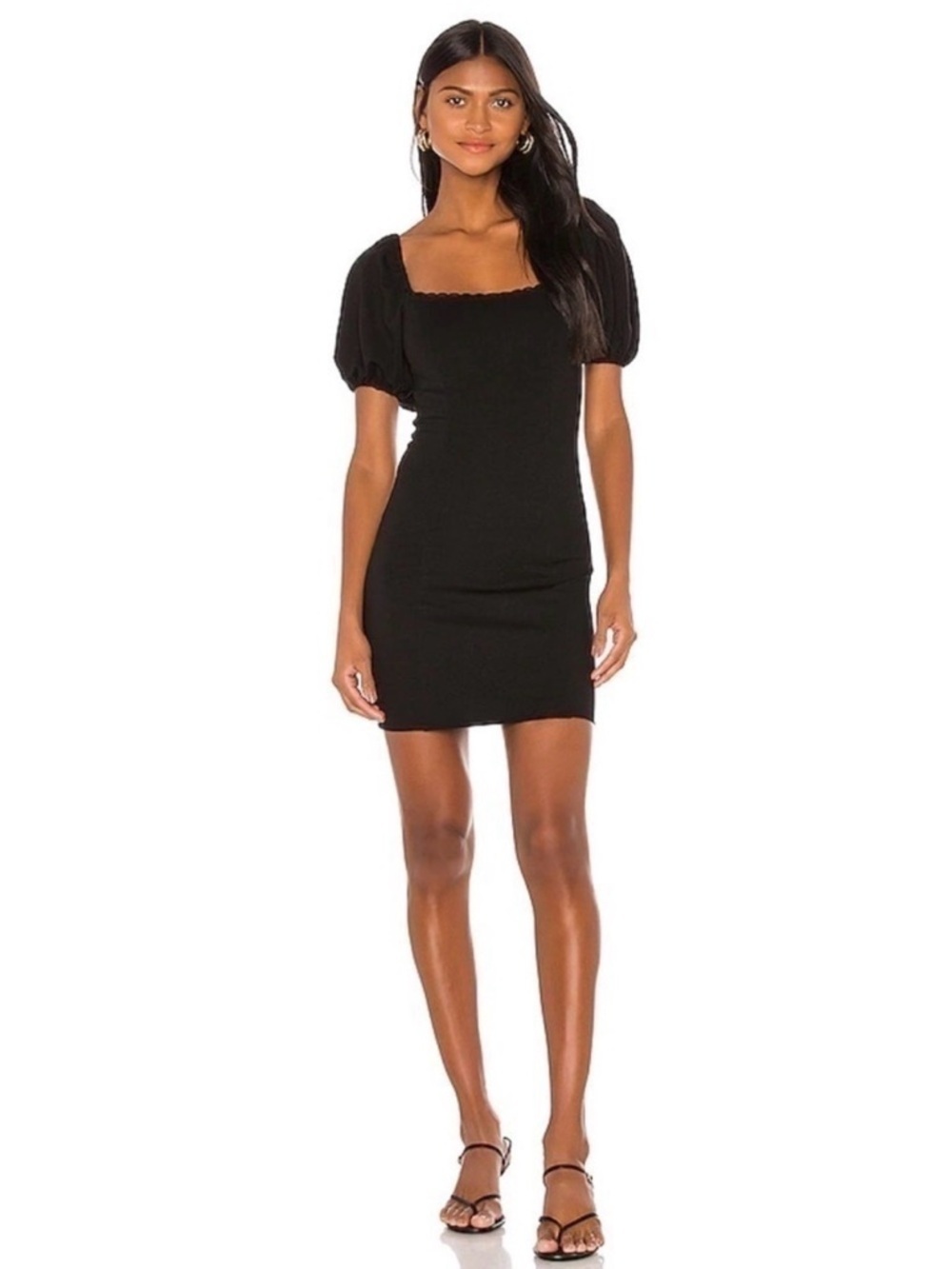 Privacy Please Gabrielle Mini Black Dress